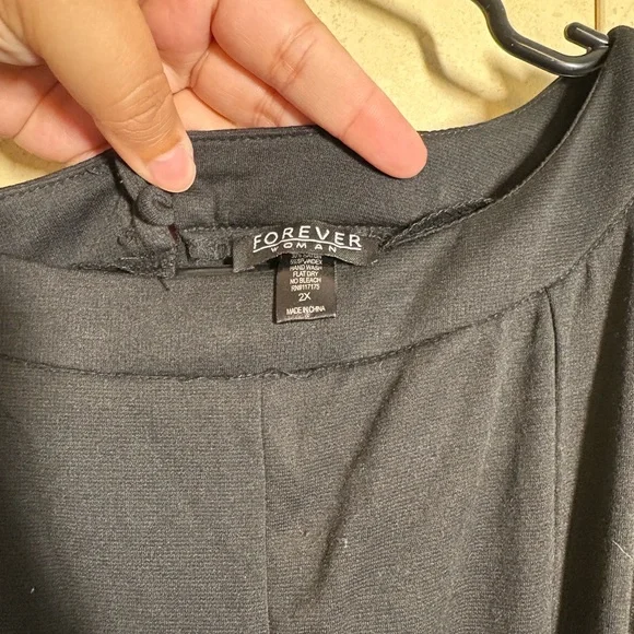 Forever Woman Black Sleeveless Dress 2X - Picture 4 of 4